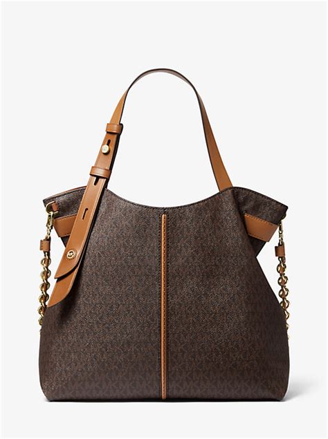 michael kors downtown astor large logo shoulder bag|Downtown Astor Large Logo Shoulder Bag .